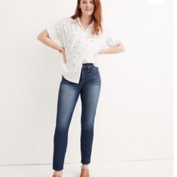 Madewell Pants - Madewell slim straight jeans in Williams wash